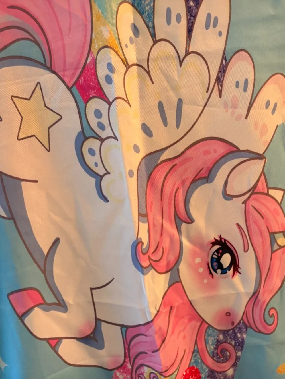 Unicorn Twin fitted sheet and pillow case